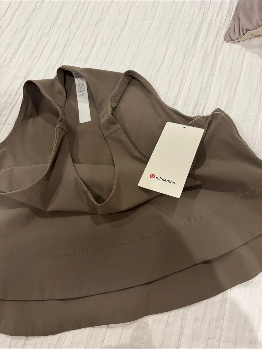 lululemon athletica Layered Brown Tank Top